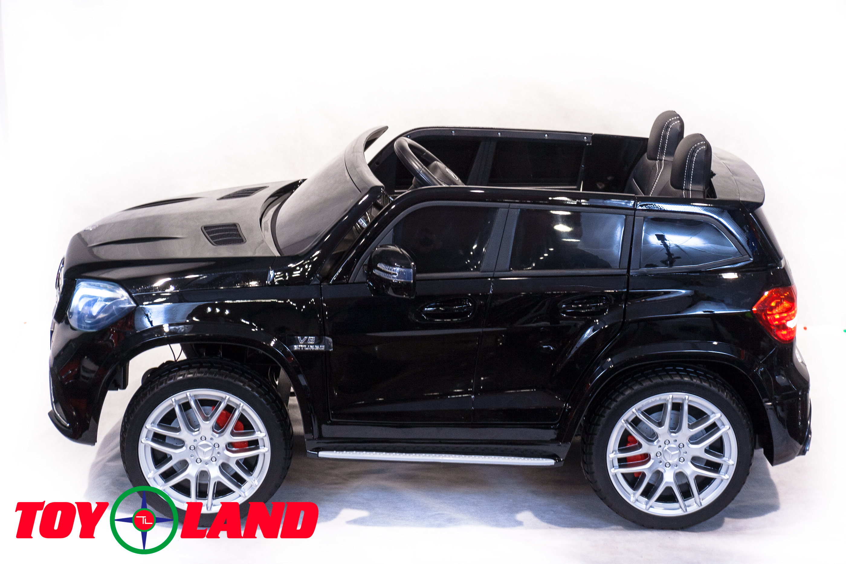 Детский электромобиль ToyLand Mercedes-Benz GLS63 AMG черный (краска)