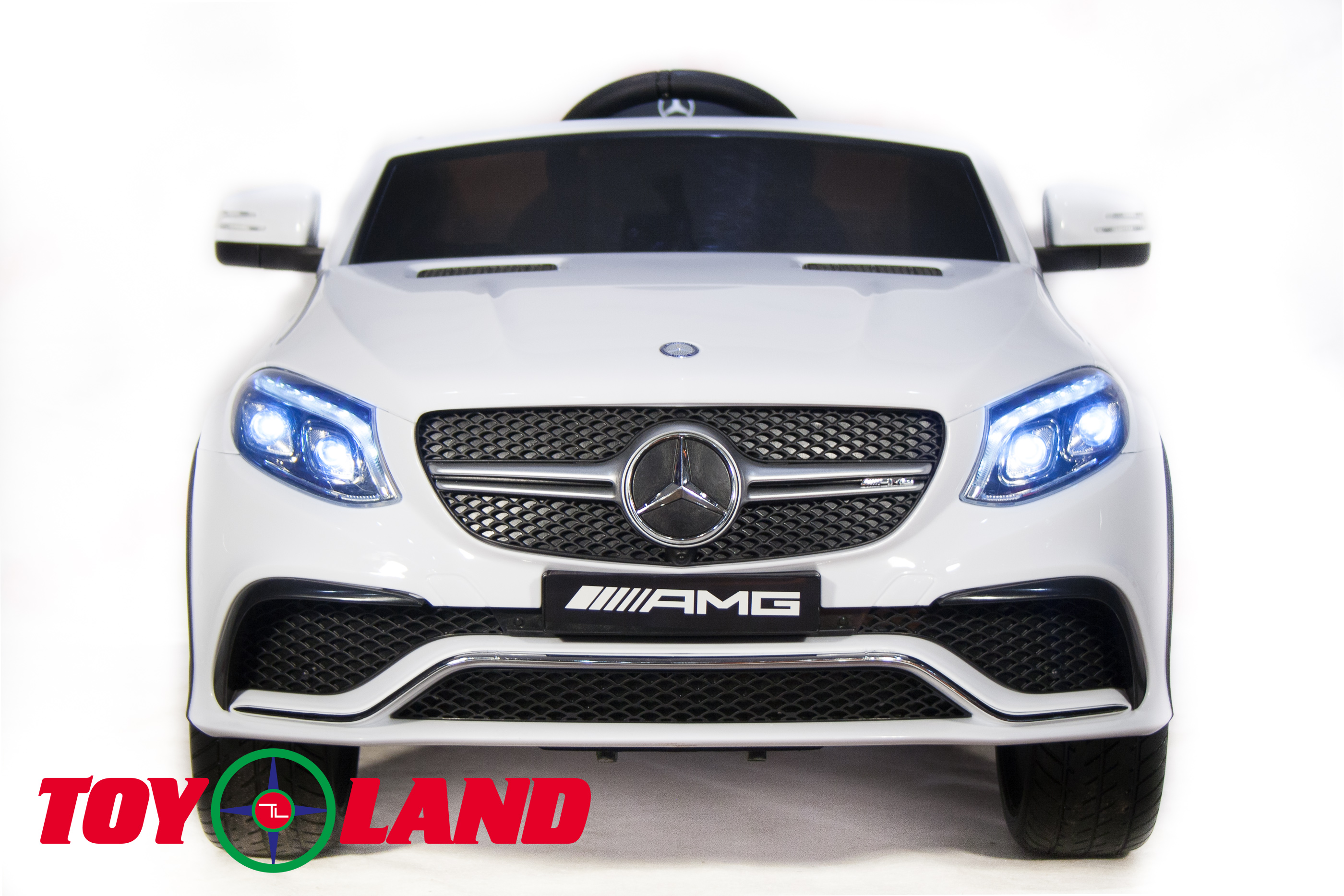 Детский электромобиль ToyLand Mercedes-Benz AMG GLE63S Coupe белый