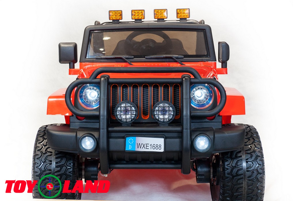 Электромобиль ToyLand Jeep WHE 1688 4Х4 красный