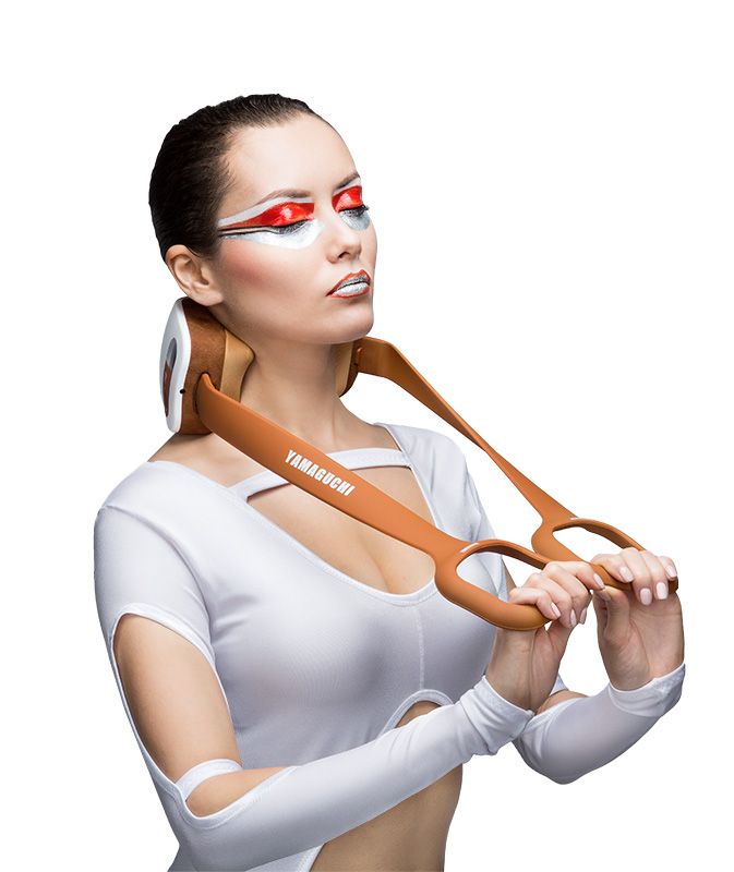 Массажер для шеи Yamaguchi Axiom Neck белыйтерракотовый