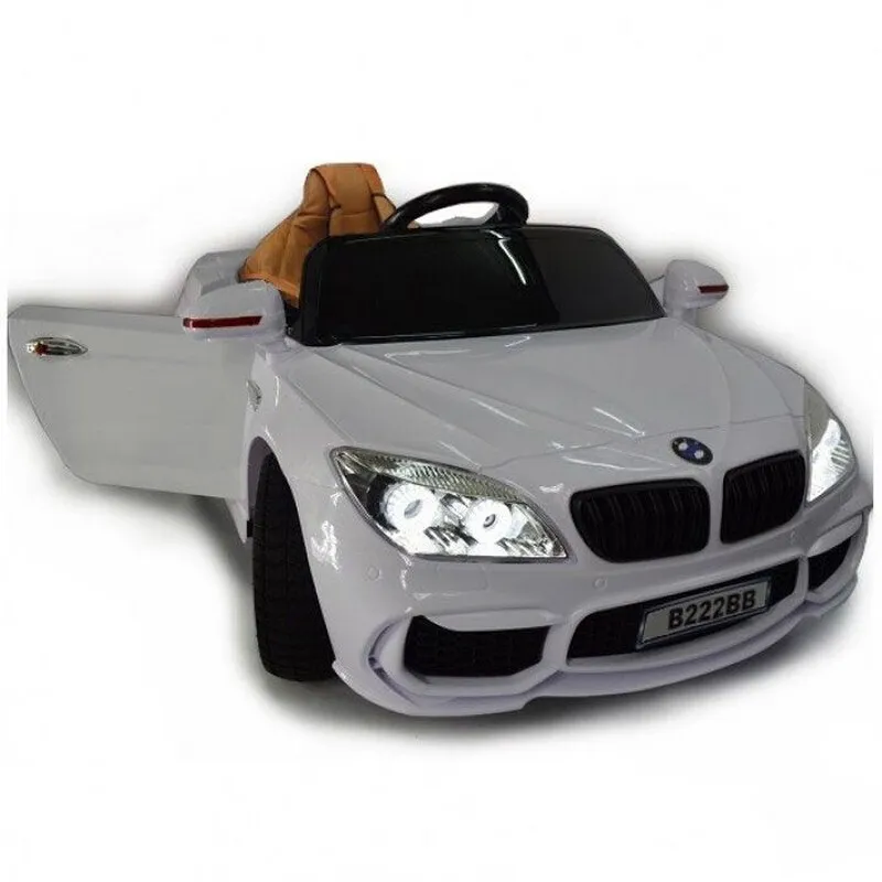 Электромобиль RiverToys BMW В222ВВ белый