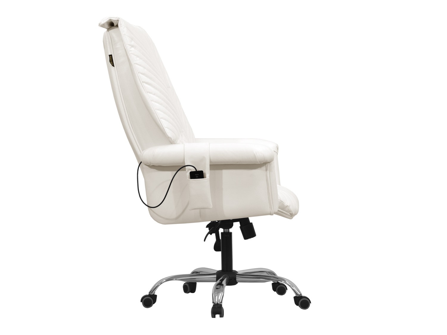 Офисное массажное кресло EGO President EG1005 натуральная кожа