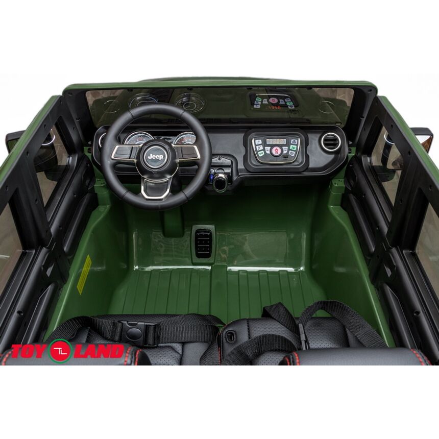 Электромобиль ToyLand Джип Jeep Rubicon 6768R хаки