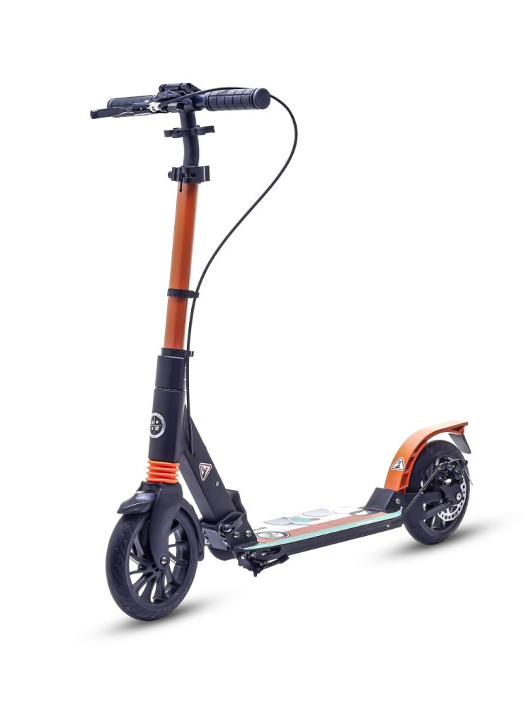 

Самокат городской Atemi Airfly колеса ( 200 мм), ATC04, ABEC-7, аморт. перед/задний, дисковый тормоз, Оранжевый / черный, Airfly колеса ( 200 мм), ATC04, ABEC-7, аморт. перед/задний, дисковый тормоз