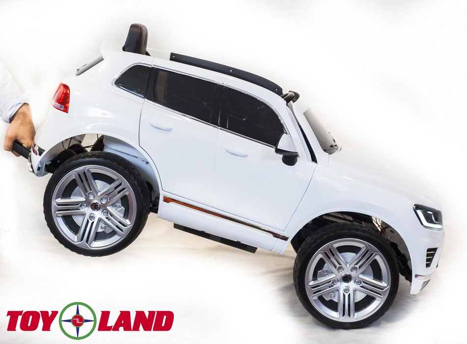 Детский электромобиль ToyLand Volkswagen Touareg белый