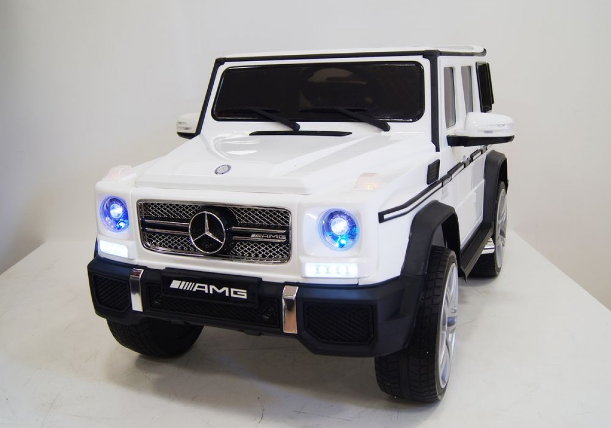 Электромобиль RiverToys Mercedes-Benz G65 AMG 4WD белый