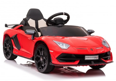 Детский электромобиль RiverToys Lamborghini Aventador SVJ (A333MP) красный