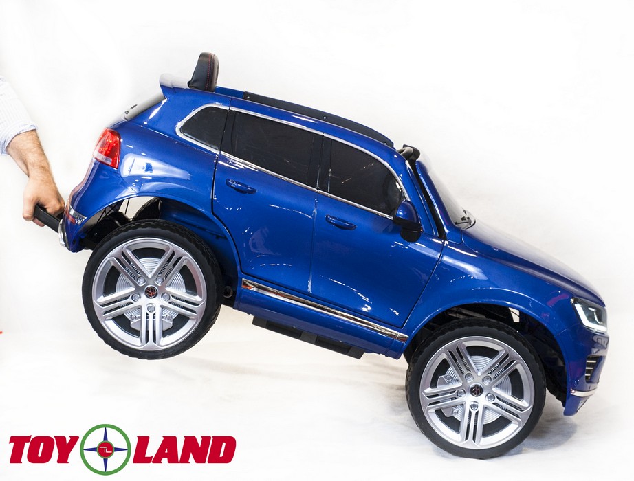 Детский электромобиль ToyLand Volkswagen Touareg синий (краска)