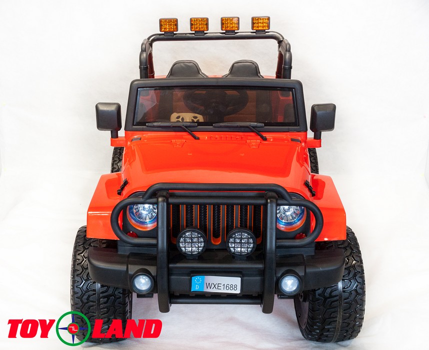 Электромобиль ToyLand Jeep WHE 1688 4Х4 красный