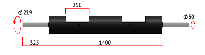 Гриф Yousteel Log Bar 35 кг