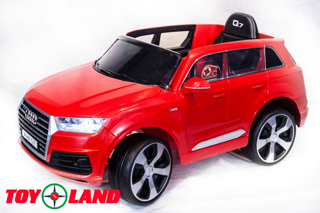 Электромобиль ToyLand Audi Q7 высокая дверь красный