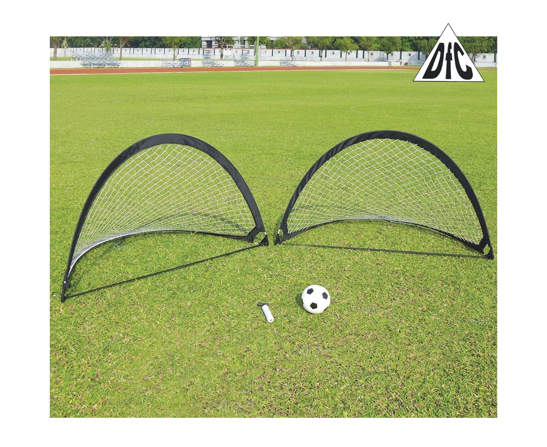 

Ворота игровые DFC Foldable Soccer GOAL6219A, Черный, Foldable Soccer GOAL6219A