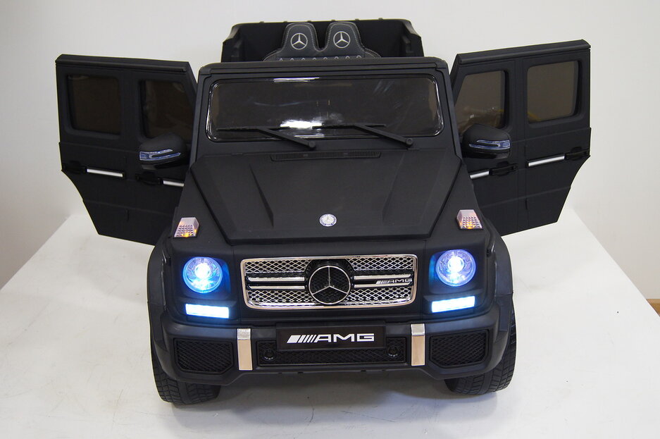 Электромобиль RiverToys Mercedes-Benz G65 AMG черный матовый