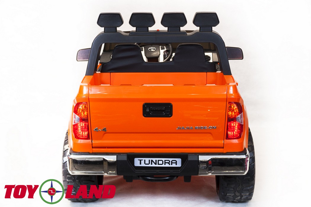 Детский электромобиль ToyLand TOYOTA TUNDRA MINI оранжевый