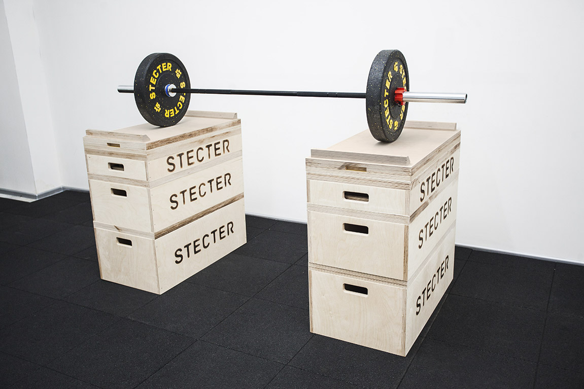 Комплект тяжелоатлетических плинтов+ доп. секция Stecter (Н=89 см)