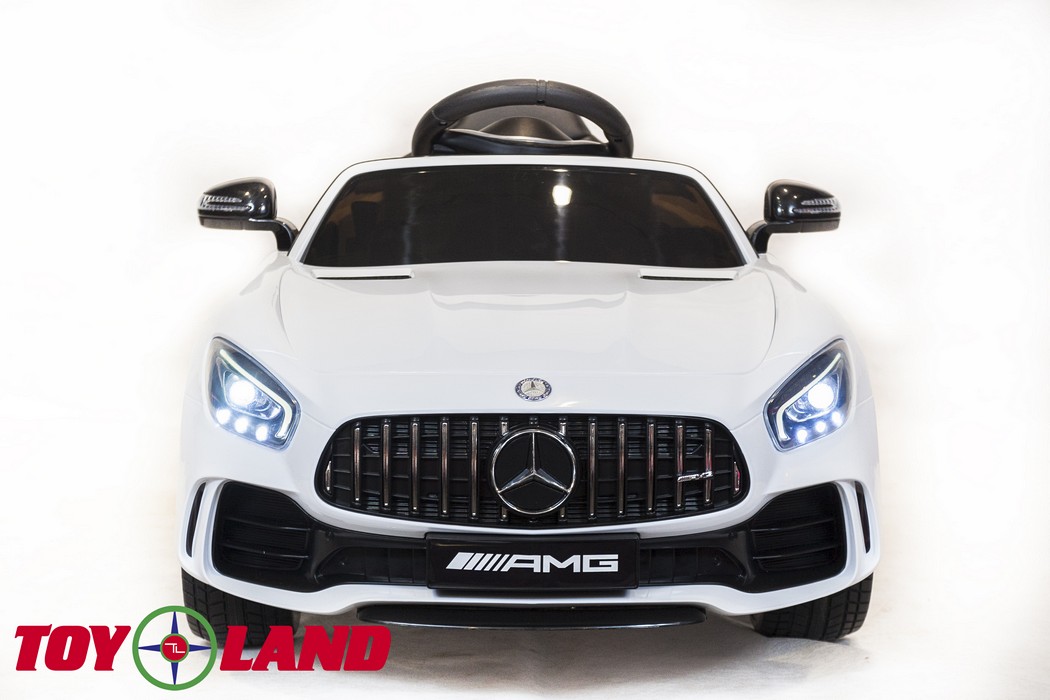 Электромобиль ToyLand Mercedes-Benz GTR белый