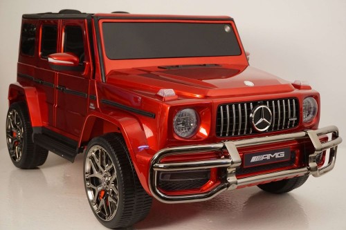 Детский электромобиль RiverToys Mercedes-AMG G63 4WD (S307) вишневый глянец