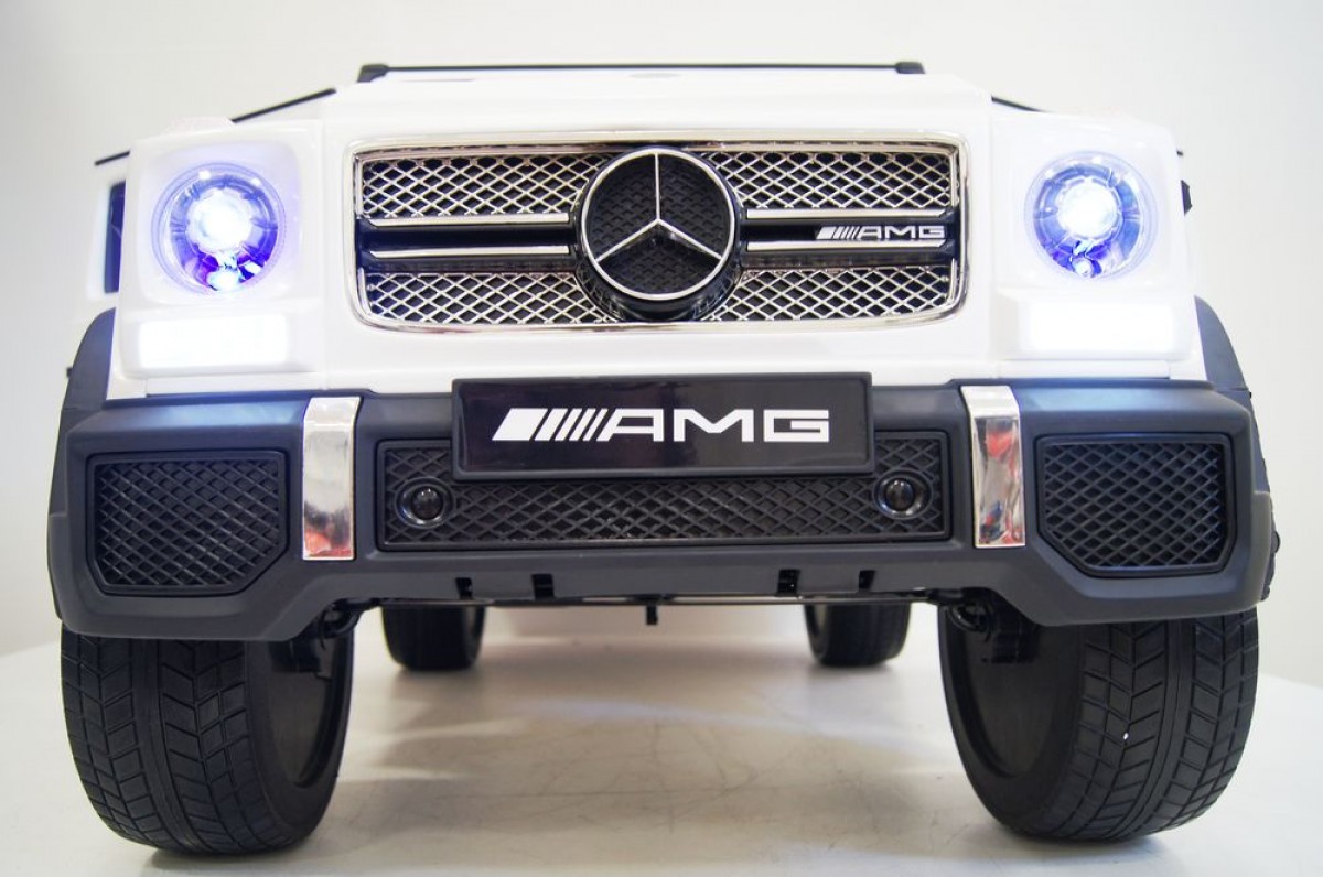 Электромобиль RiverToys Mercedes-Benz G65 AMG 4WD белый