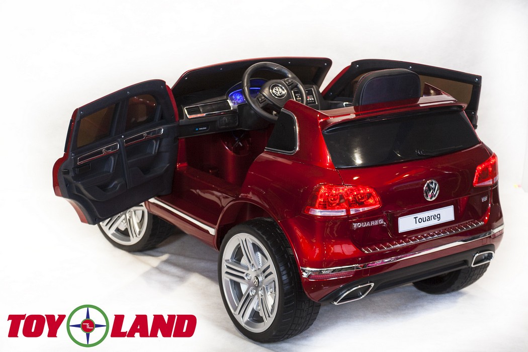 Детский электромобиль ToyLand Volkswagen Touareg красный (краска)