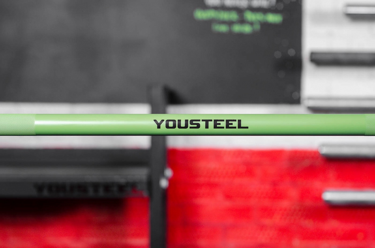 Гриф Yousteel CrossTraining Bar XF-20, GREEN - CHROME