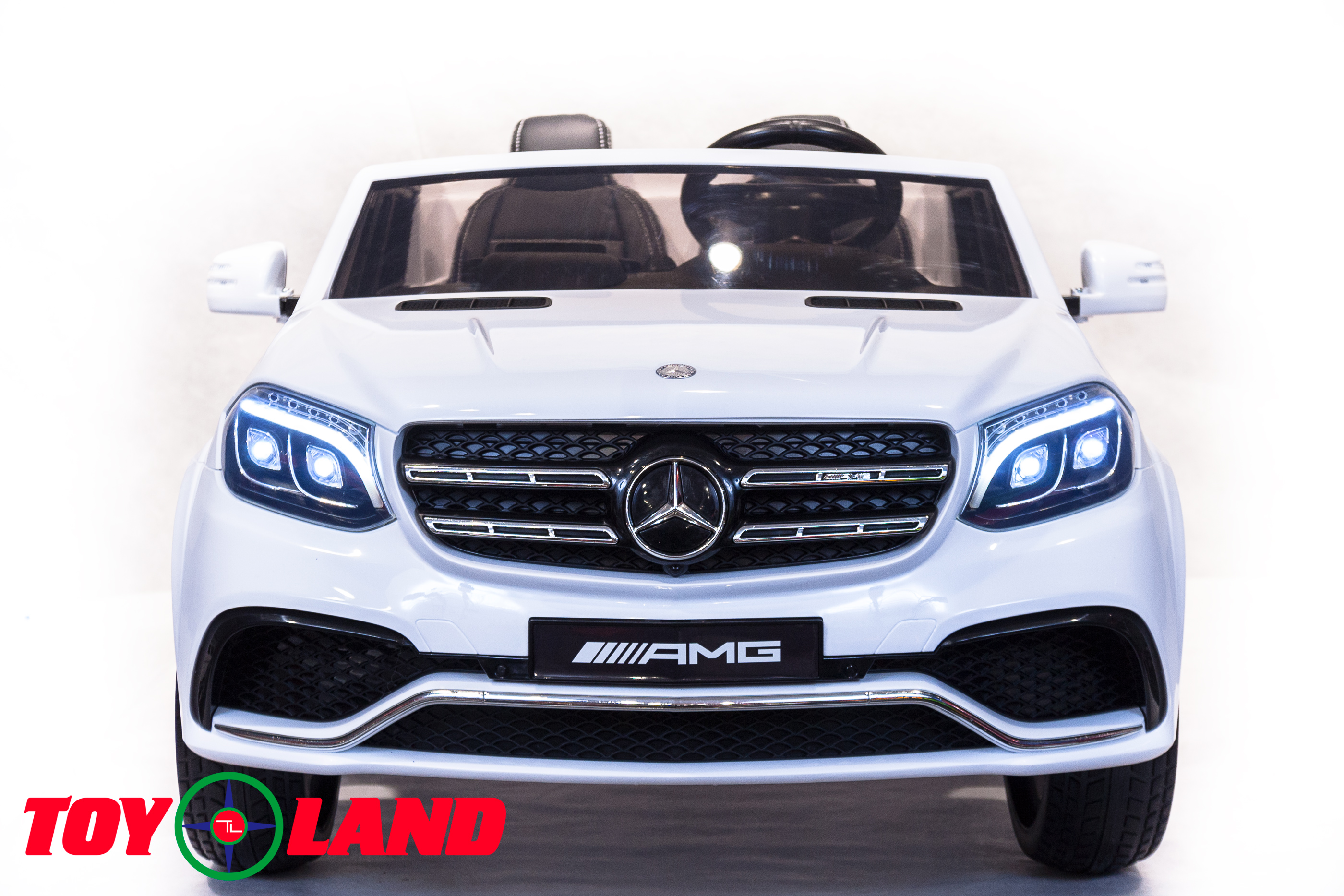 Детский электромобиль ToyLand Mercedes-Benz GLS63 AMG белый