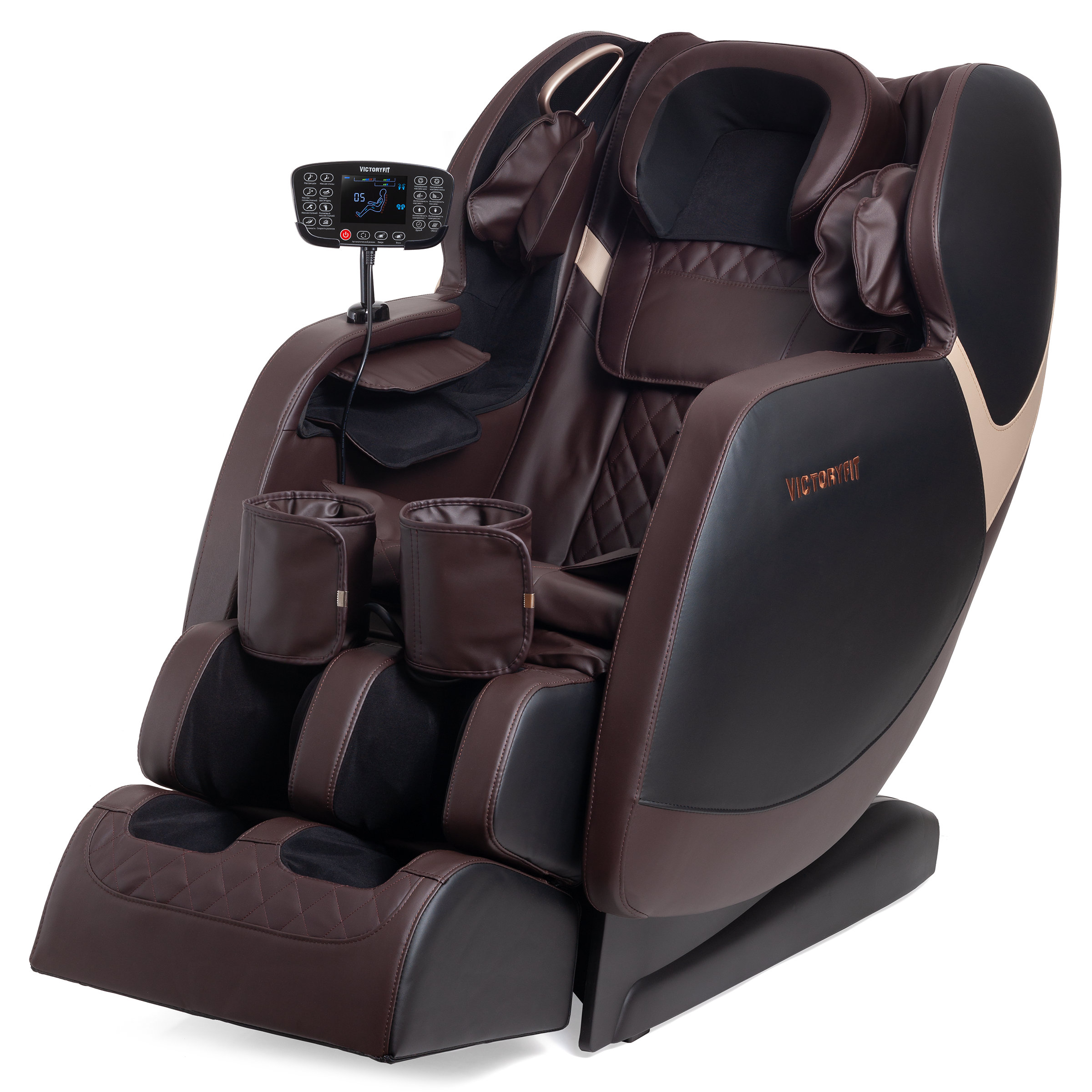 

Массажное кресло VF-M76 (коричневый), Черный-коричневый, VFM76