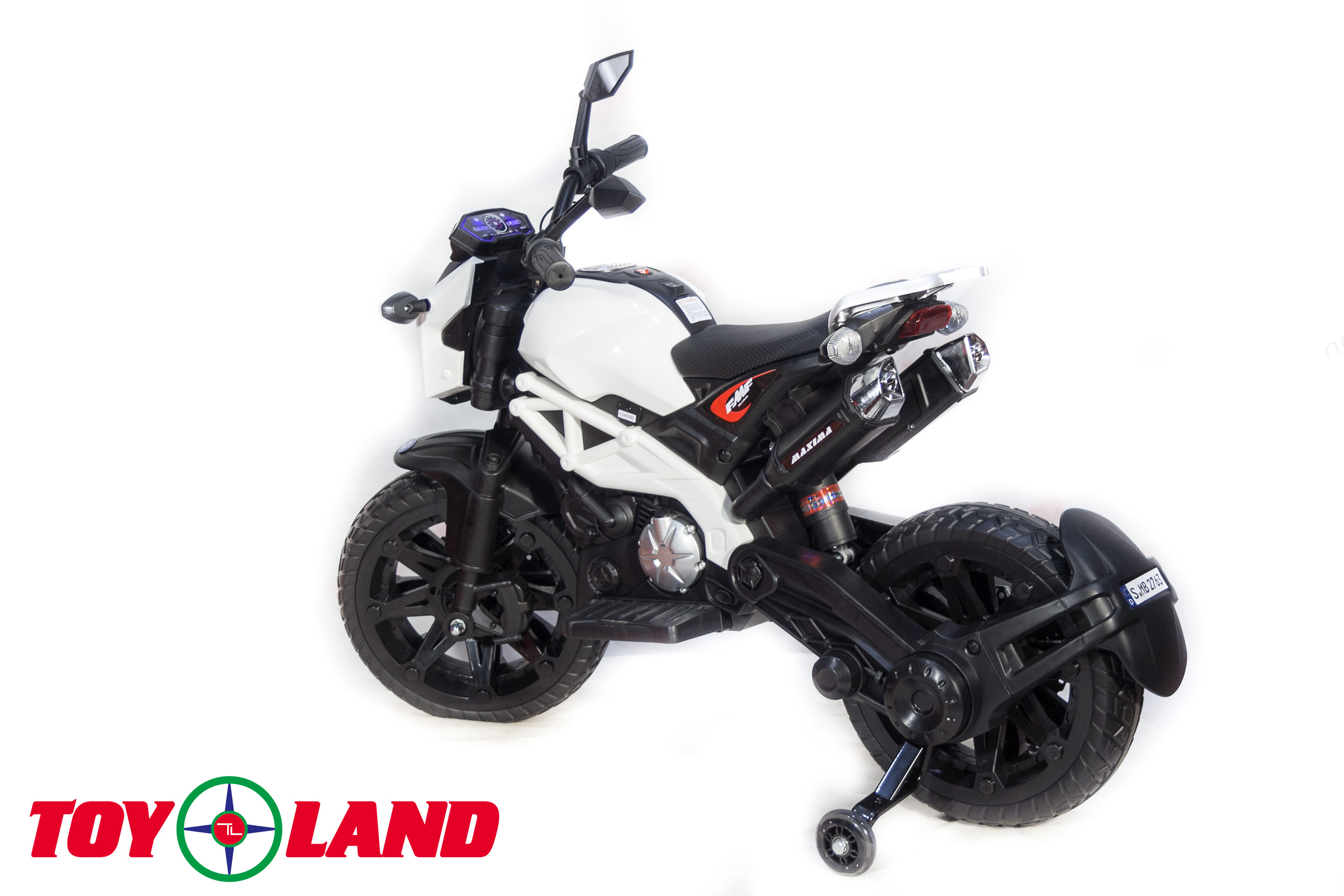 Электромотоцикл ToyLand Moto Sport DLS01 белый