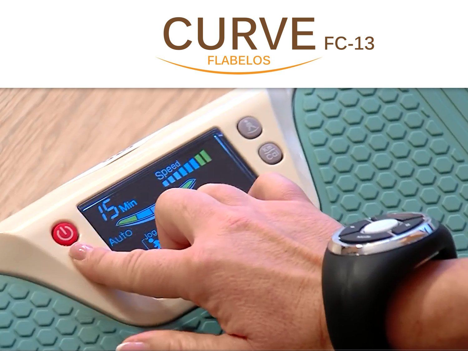 Вибрационная платформа OTO FLABELOS CURVE FC-13 Emerald