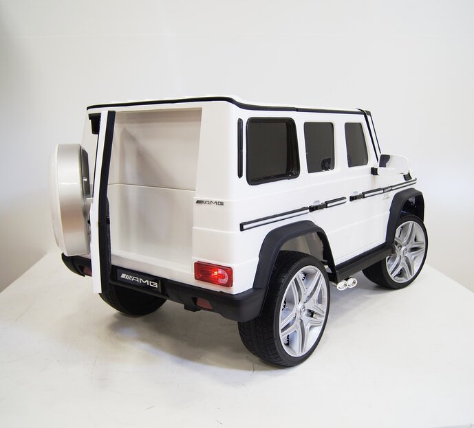 Электромобиль RiverToys Mercedes-Benz G65 AMG белый