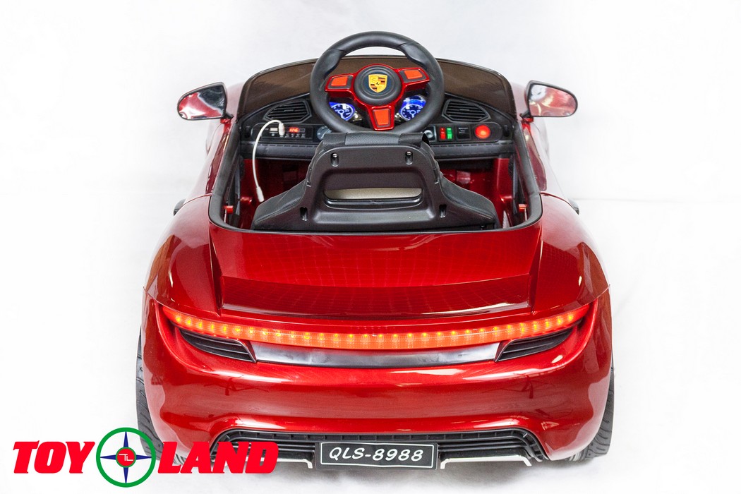 Электромобиль ToyLand Porsche Sport QLS 8988 красный (краска)