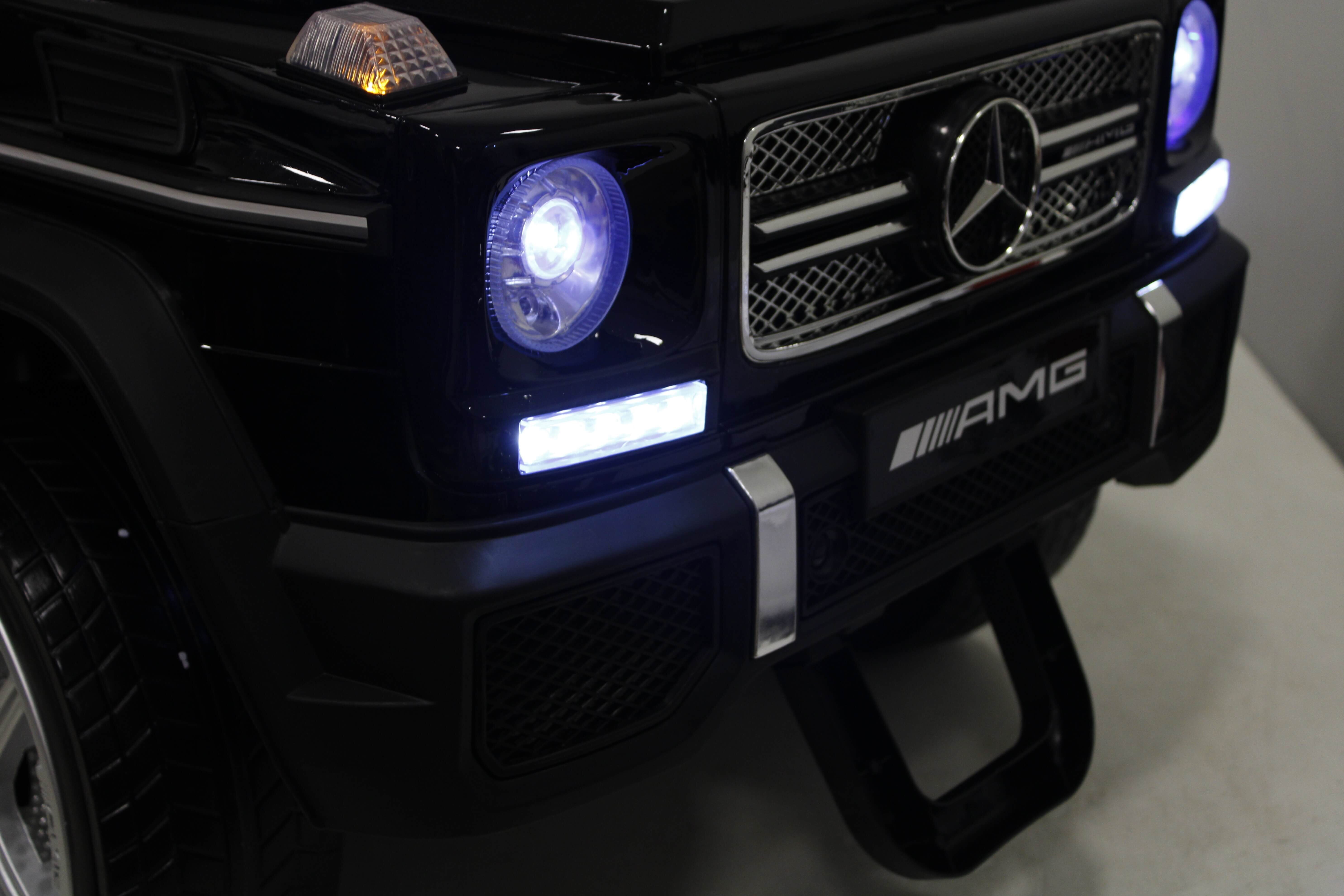 Электромобиль RiverToys Mercedes-Benz G65 AMG 4WD черный