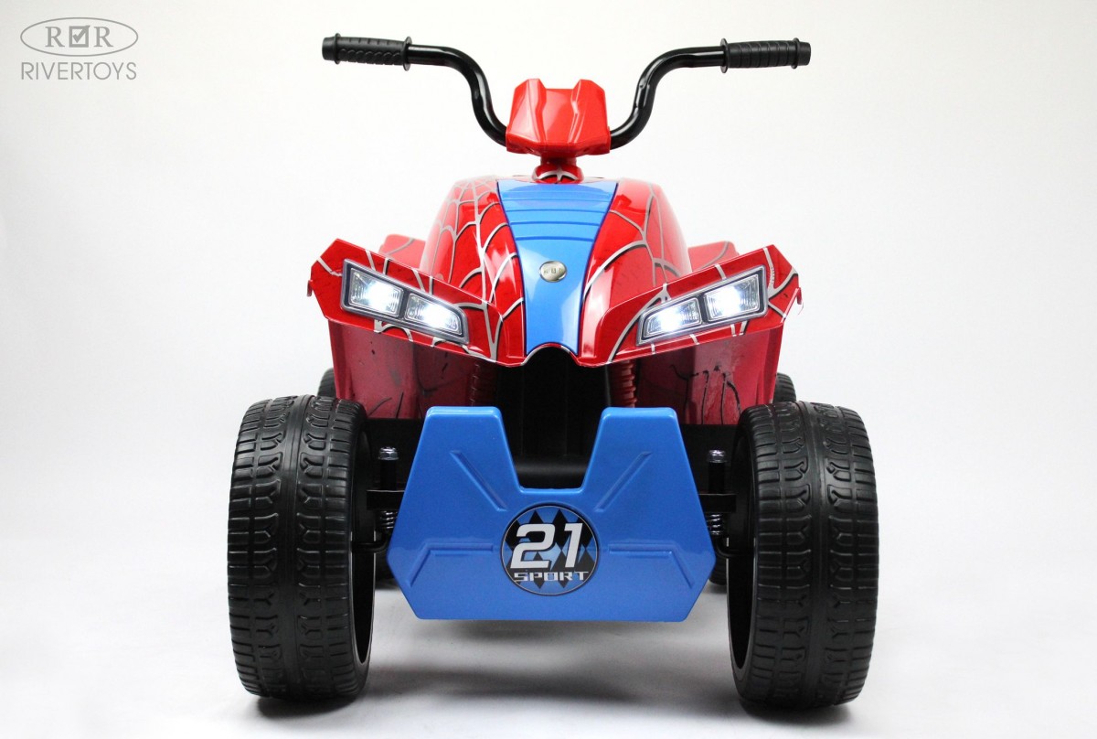 Квадроцикл RiverToys T555TT красный паук