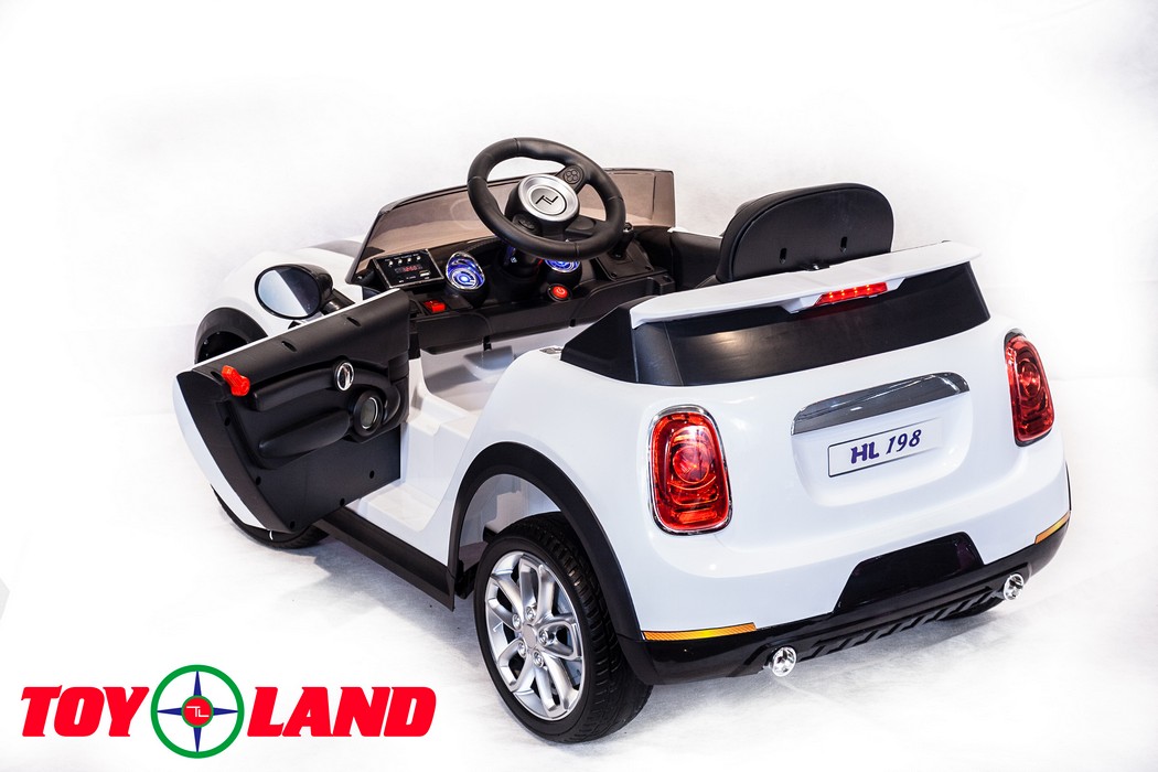 Электромобиль ToyLand Mini Cooper HL 198 белый