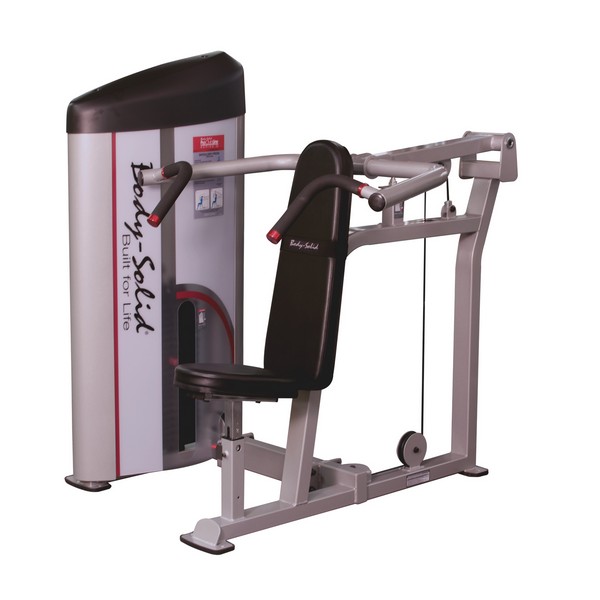 

Вертикальный жим сидя Body Solid с весовым стеком 140 кг, с весовым стеком 140 кг