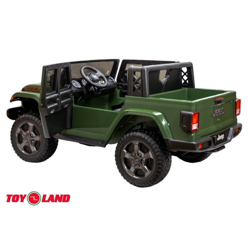 Электромобиль ToyLand Джип Jeep Rubicon 6768R хаки