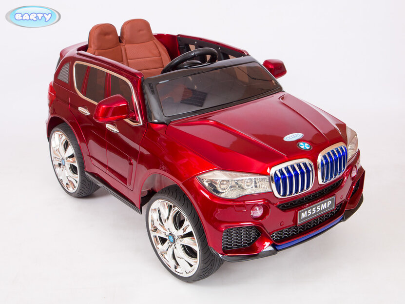 Электромобиль Barty BMW X5 M555MP Кузов F-15 performance вишневый