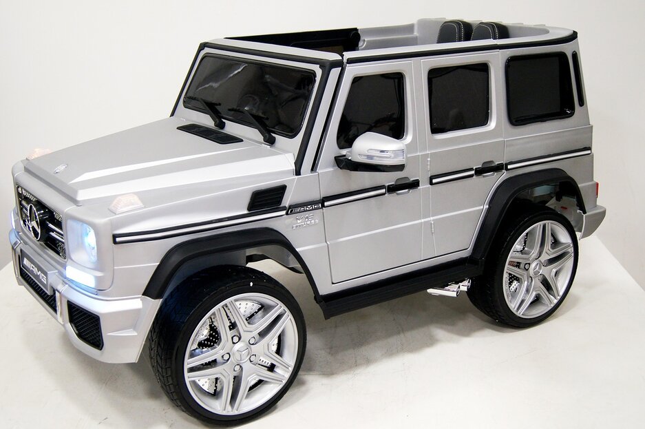 Электромобиль RiverToys Mercedes-Benz G65 AMG серый глянец