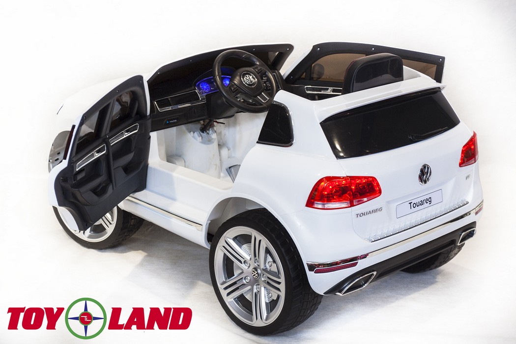 Детский электромобиль ToyLand Volkswagen Touareg белый