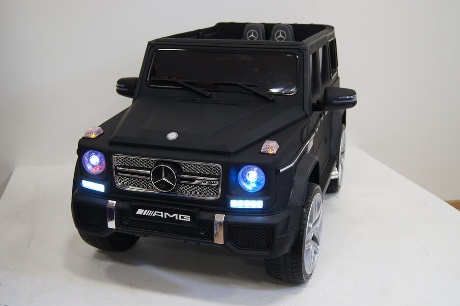 Электромобиль RiverToys Mercedes-Benz G65 AMG черный матовый