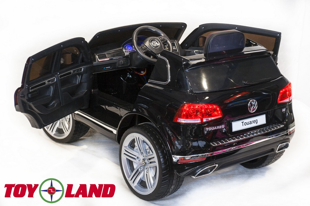 Детский электромобиль ToyLand Volkswagen Touareg черный (краска)