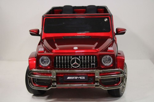 Детский электромобиль RiverToys Mercedes-AMG G63 4WD (S307) вишневый глянец