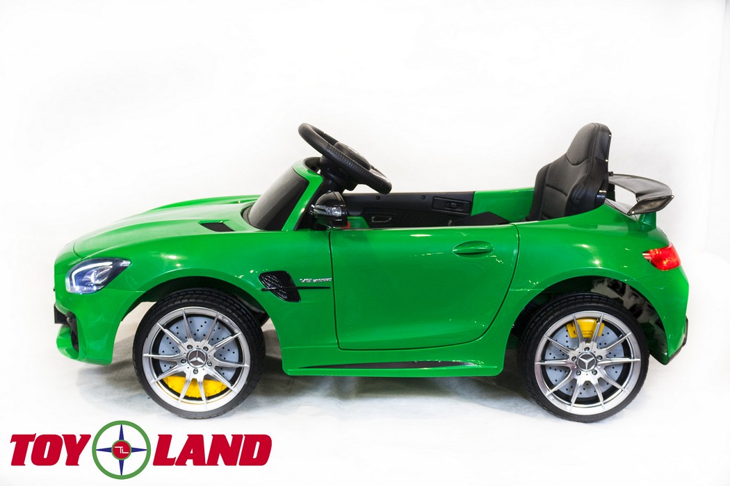 Электромобиль ToyLand Mercedes-Benz GTR зеленый