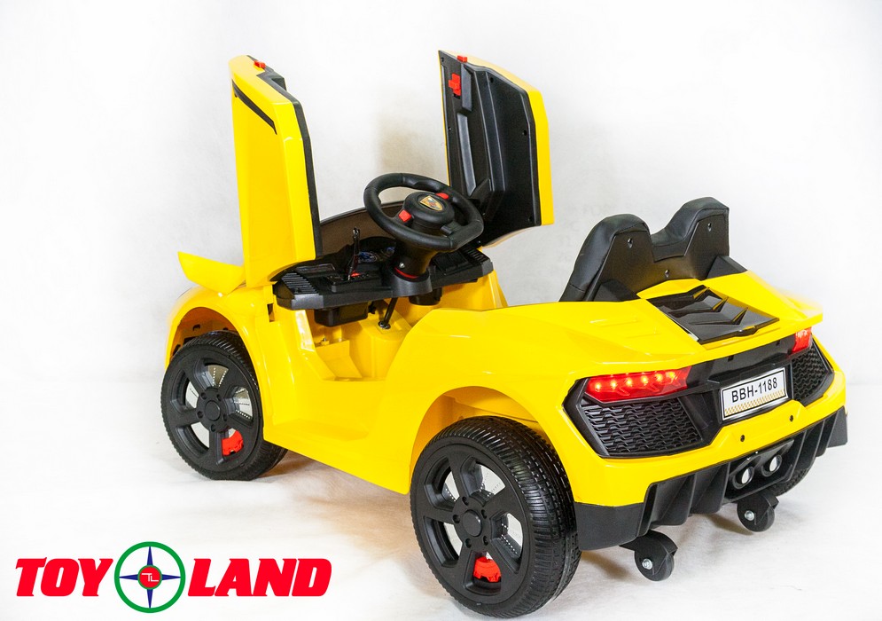 Электромобиль ToyLand Lamborghini BBH 1188 желтый (краска)