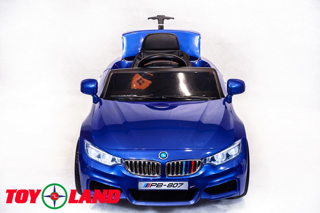 Электромобиль ToyLand BMW 3 PB 807 синий (краска)