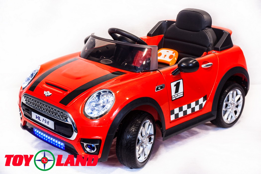 Электромобиль ToyLand Mini Cooper HL 198 красный