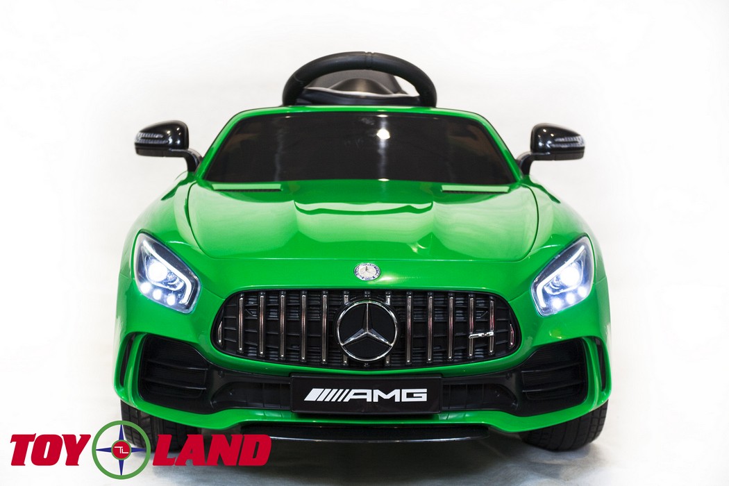 Электромобиль ToyLand Mercedes-Benz GTR зеленый