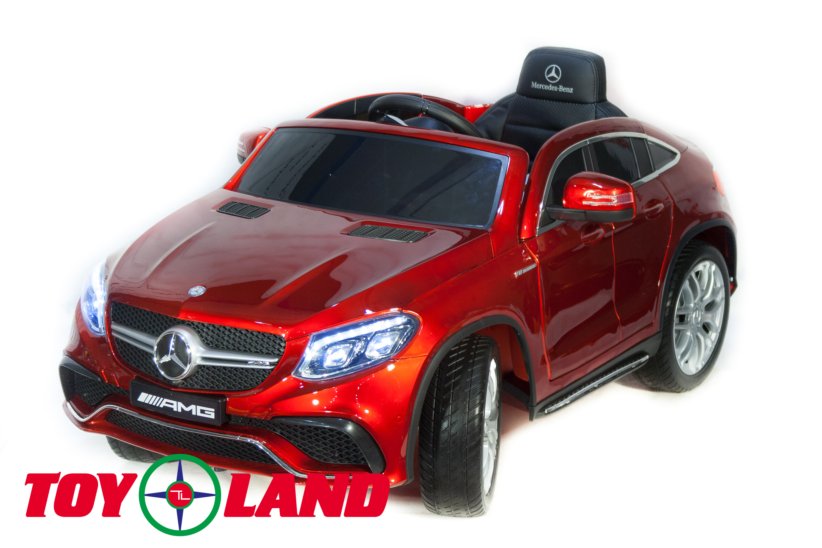 Детский электромобиль ToyLand Mercedes-Benz AMG GLE63S Coupe красный краска