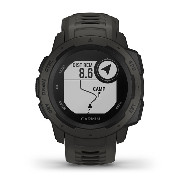 Прочные GPS-часы Garmin INSTINCT Graphite