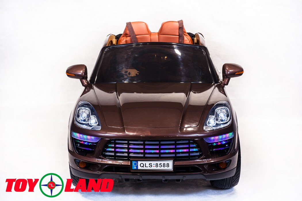 Электромобиль ToyLand Porsche Macan QLS 8588 коричневый