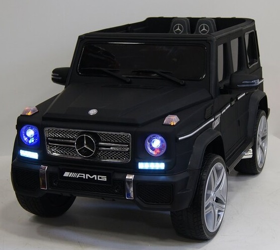 Электромобиль RiverToys Mercedes-Benz G65 AMG черный матовый